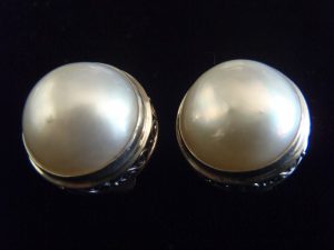 Mabe Pearl Earrings