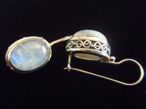 Rainbow Moonstone Earrings