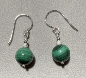 Malachite Earrings