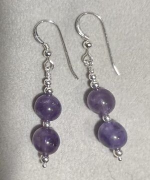 Amethyst earrings
